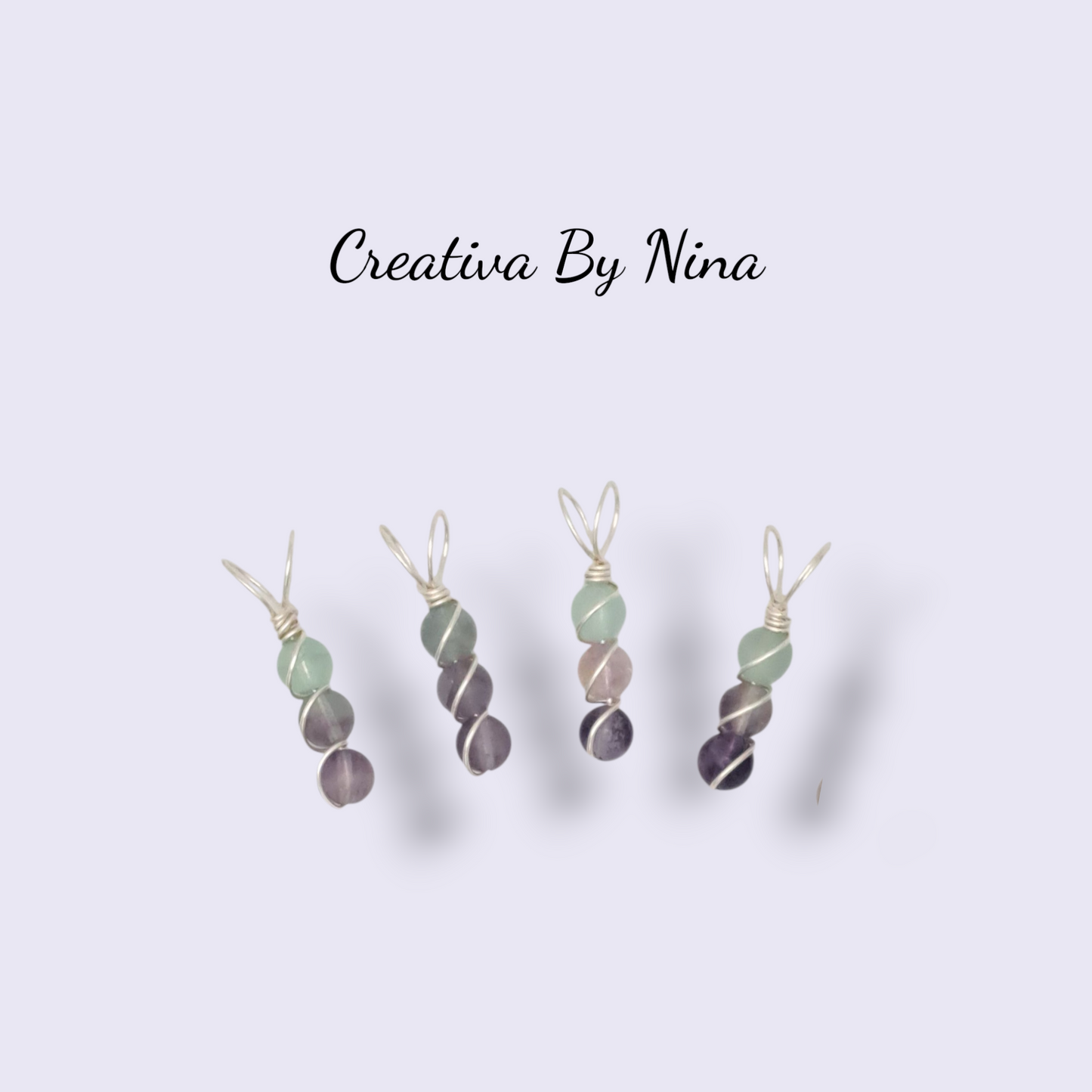 Natural semi-precious stone bead necklace