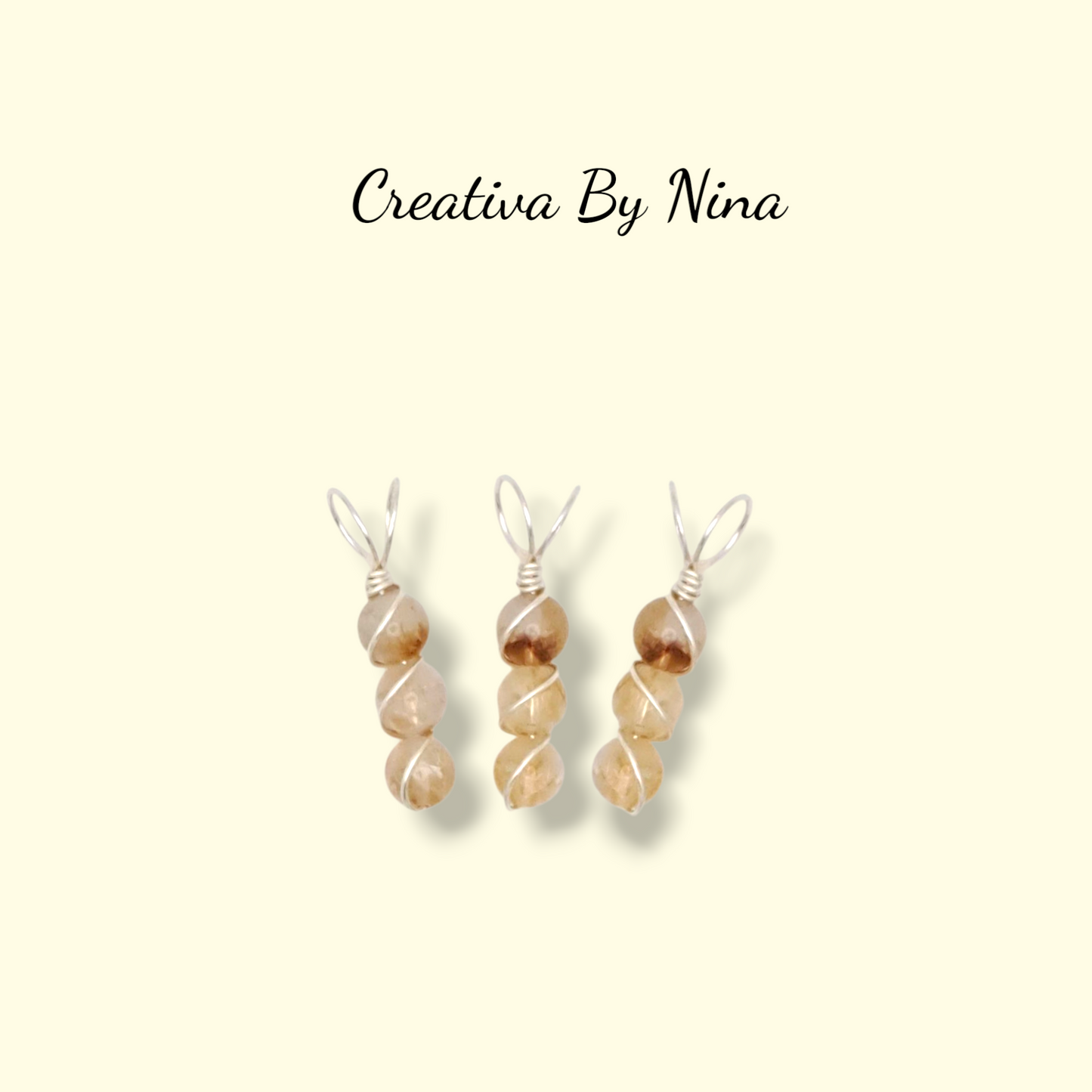 Natural semi-precious stone bead necklace