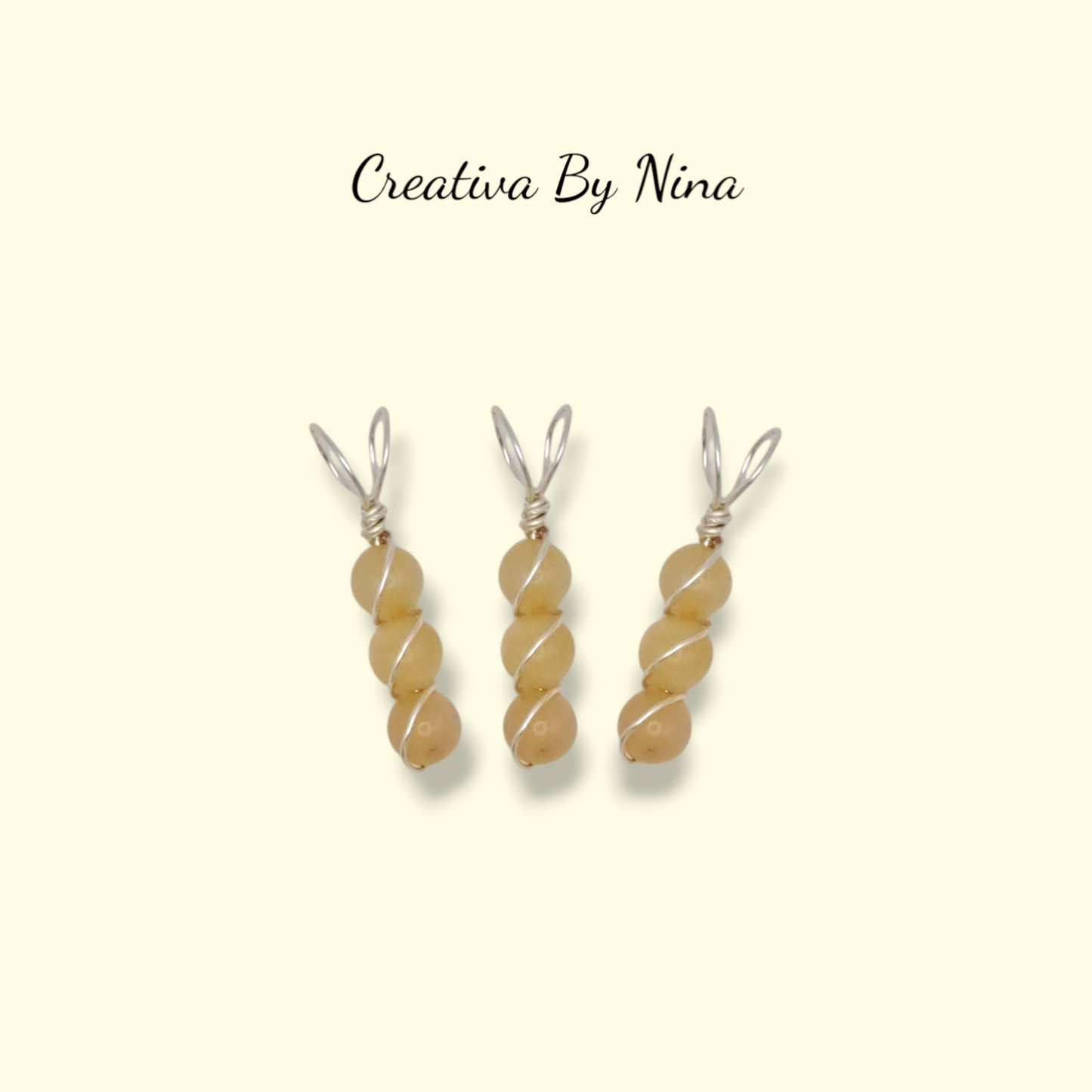 Natural semi-precious stone bead necklace