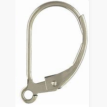 Maple Leaf - medium fine silver earrings