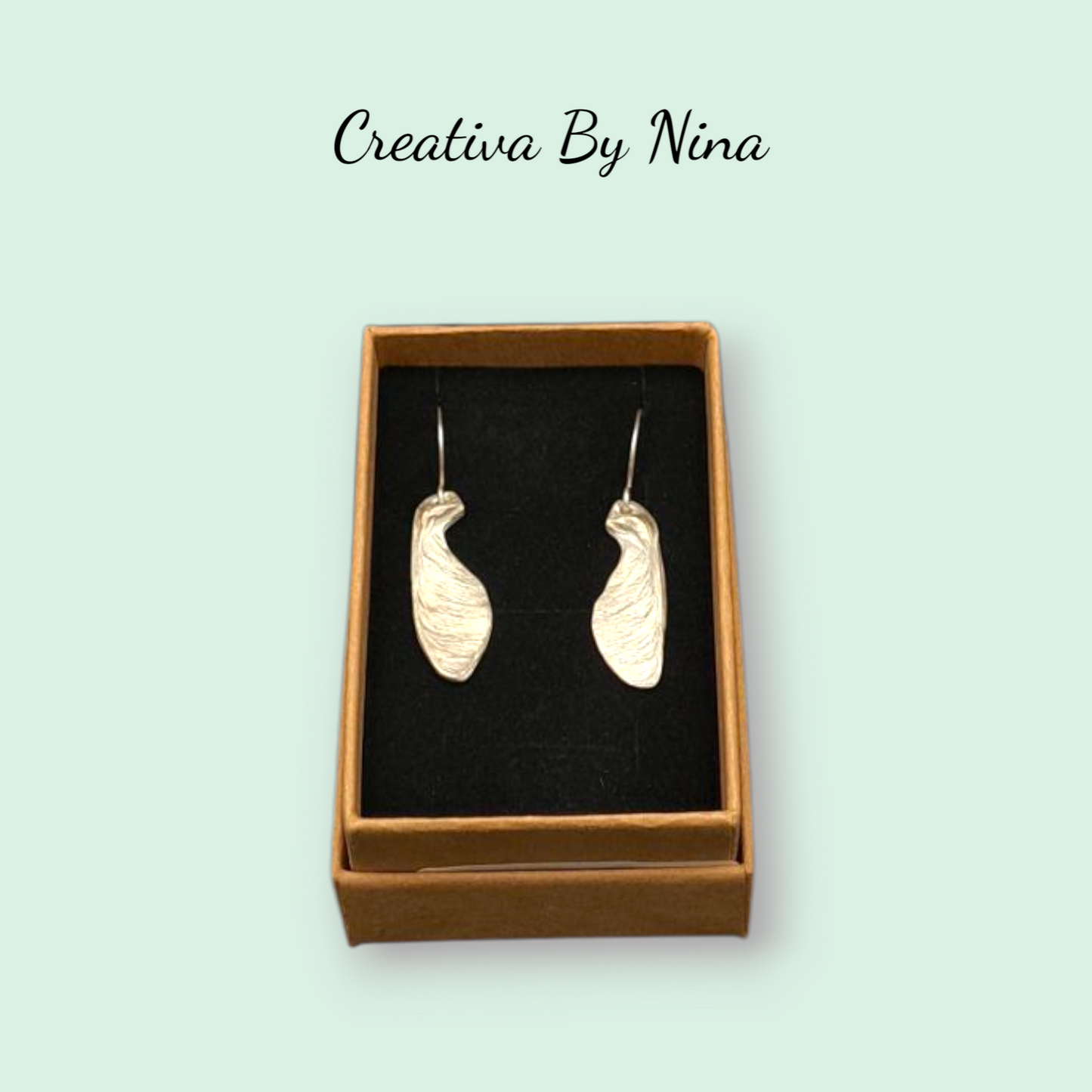 Sycamore seed earrings