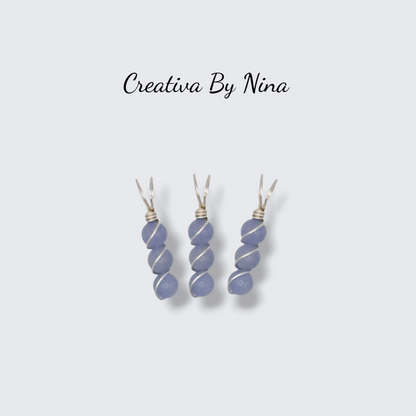 Natural semi-precious stone bead necklace