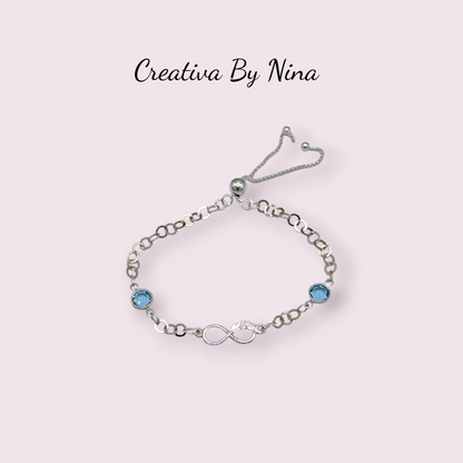 Preciosa infinity bracelet