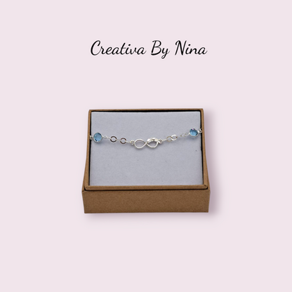 Preciosa infinity bracelet