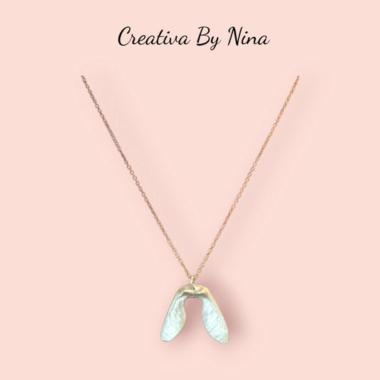 Sycamore seed necklace