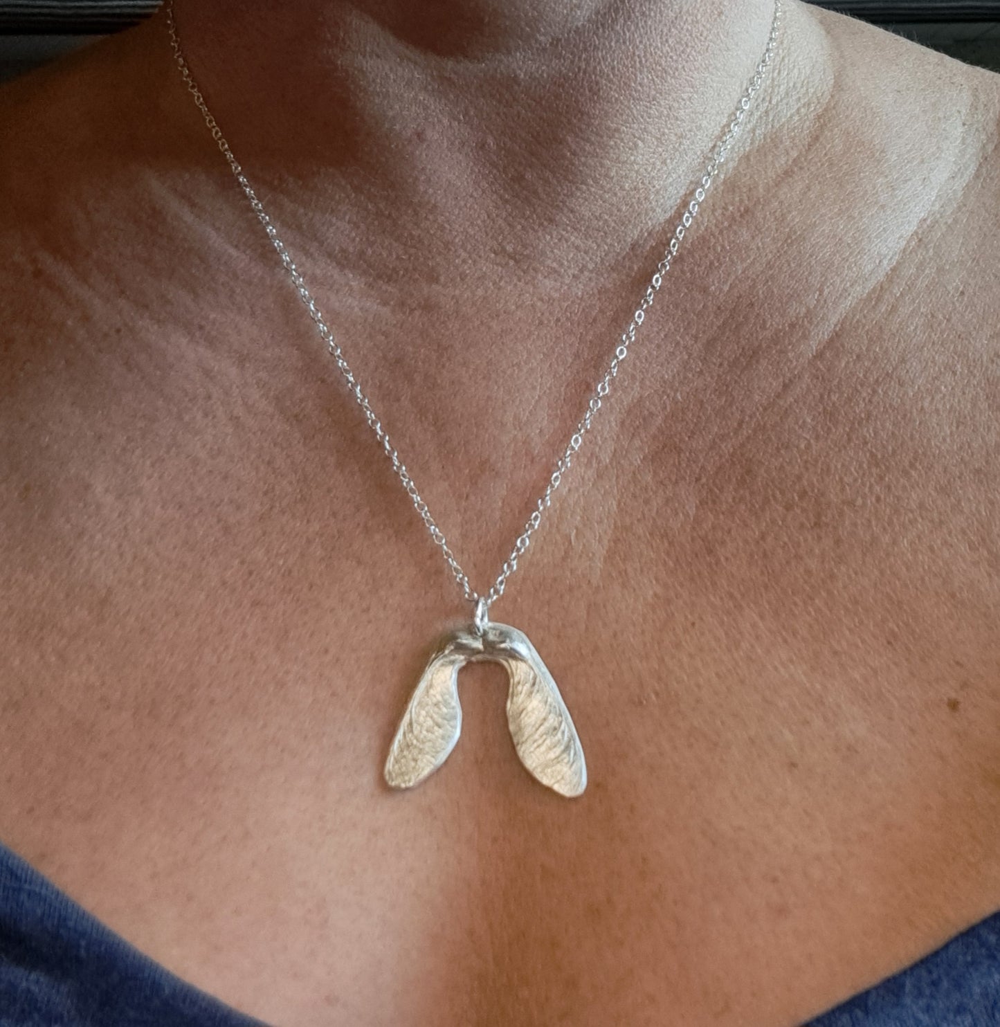 Sycamore seed necklace
